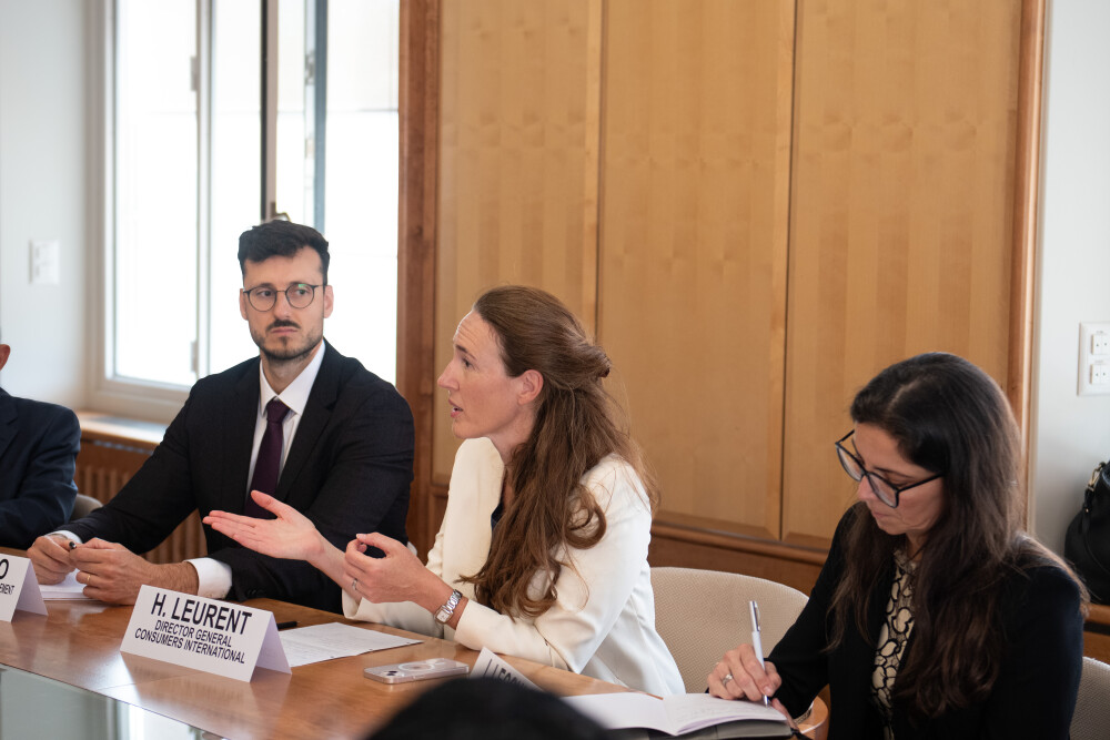 DSG Meeting with the members of the delegation of the Consumer Advocacy Leaders