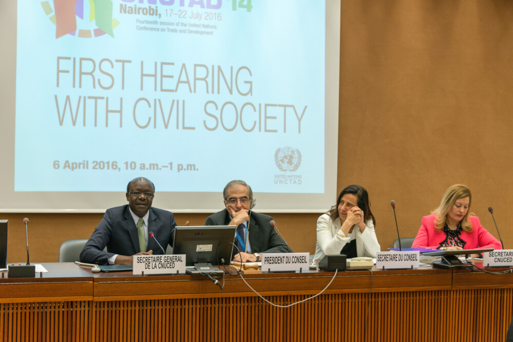 UNCTAD 14 - 1st Hearing with Civil Societynew album