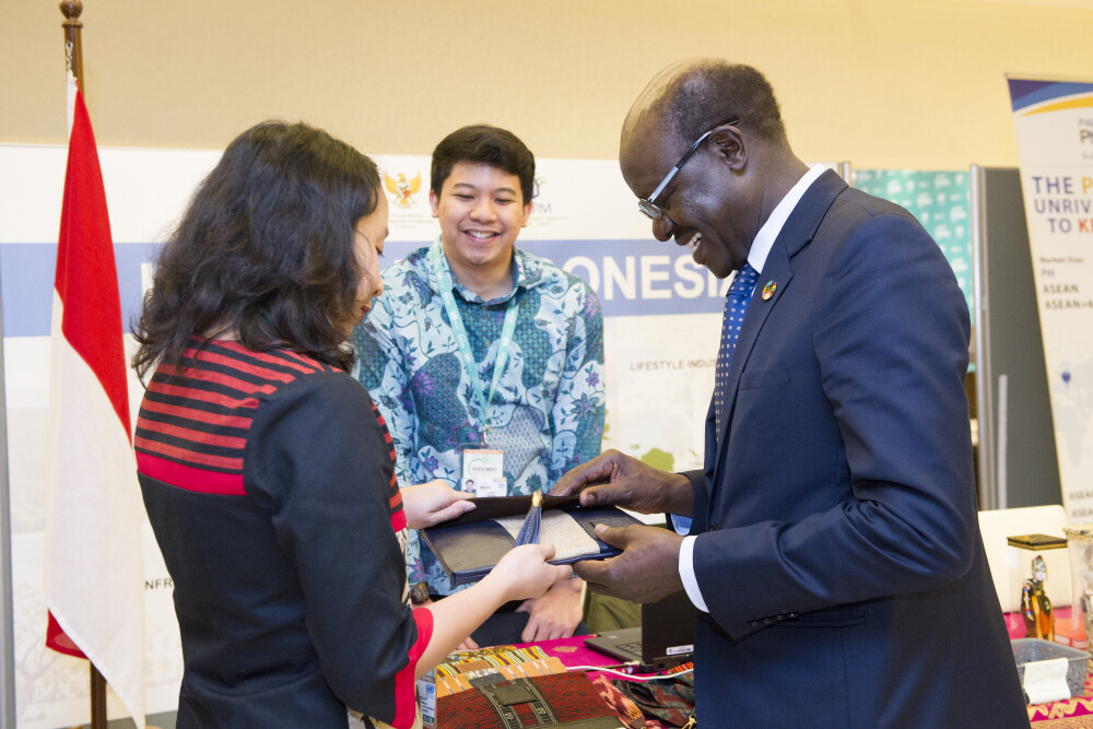 UNCTAD SG visit to the Investment Village 2018