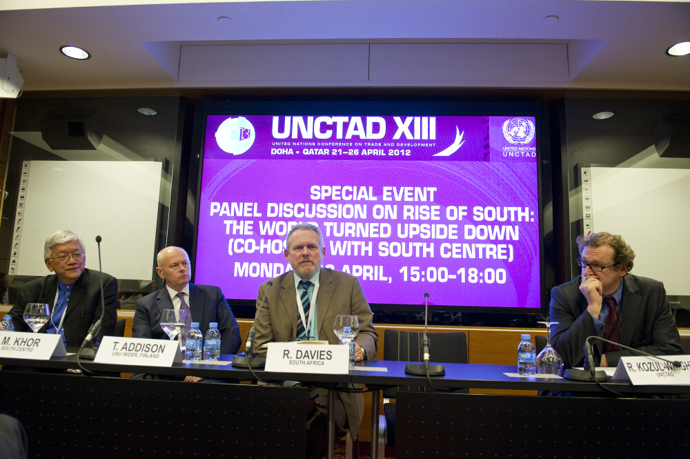 Special event-Panel Discussion on Rise of South: The World Turned Upside Down (co-hosted with South Centre)